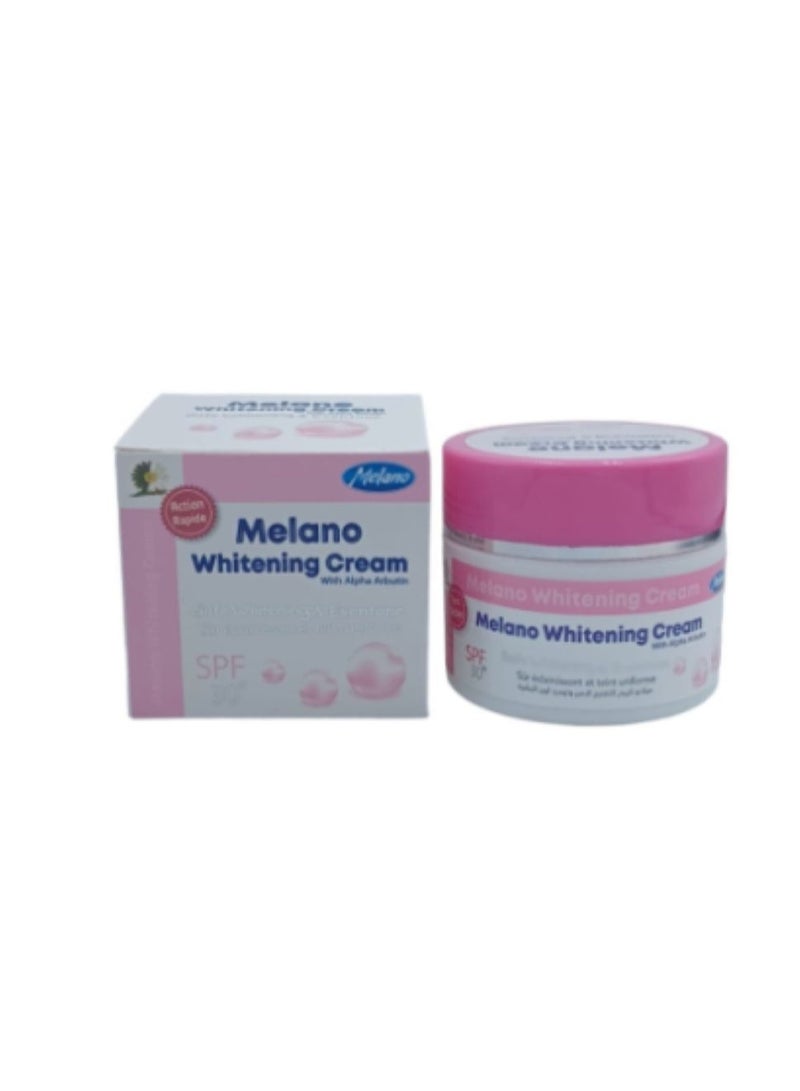 ميلانو كريم ميلانو لتبييض البشرة سريع المفعول بعامل حماية من الشمس 30، 50 جم - Image 2