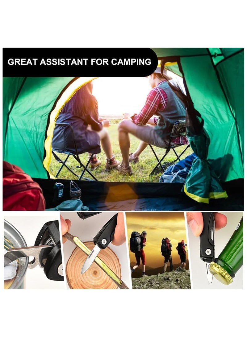Helweet Multifunctional Pliers, Pocket Tool, Multitool Tool, Folding Pliers, Multi-Tool, Gifts for Men, Foldable Stainless Steel with Portable Bag, for...  - Image 4