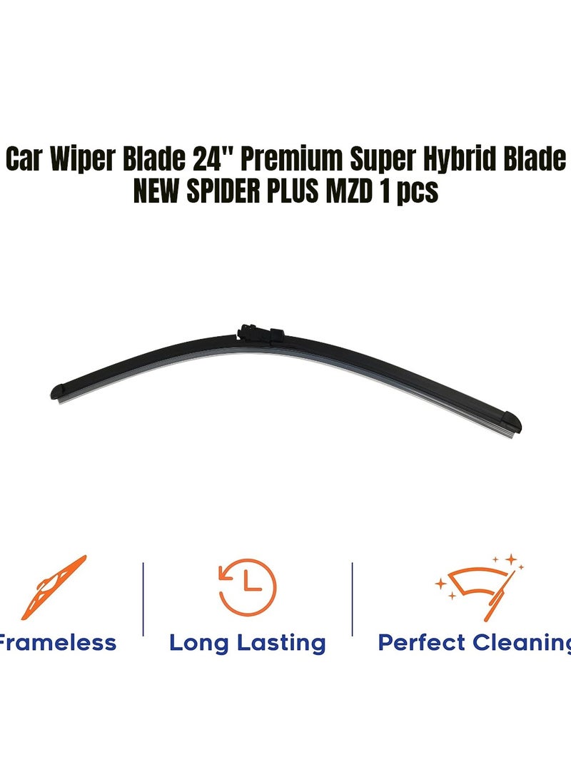 SPIDER Car Wiper Blade 24" Premium Super Hybrid Blade NEW SPIDER PLUS MZD 1 pcs  - Image 5