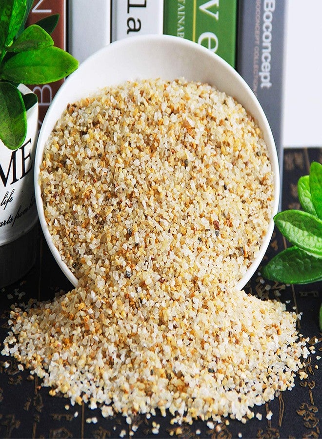 VAYINATO® Natural Decorative Mini River Rock Stones Small Chips Aquarium Gravel Top Dressing Terrarium Sand for Potted Plants, Aquariums, Lanscaping (Gold Sand Rock) (1Kg) by Petzlifeworld - Image 3