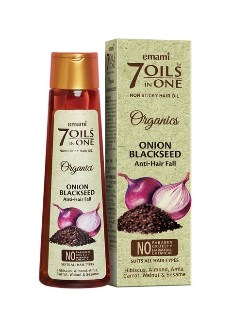 Emami 7 Oils In One Onion Blackseed Hair Oil Anti Hair Fall Ultra Light Non Sticky