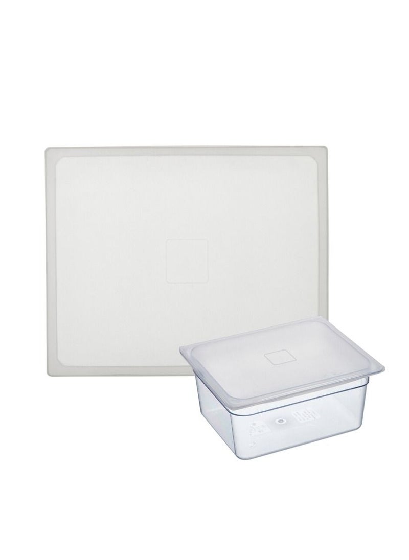 YASHTECH 1/2 Flexsil Silicone Lid Heat Safe and Reusable Suction Seal 1 Piece  - Image 1
