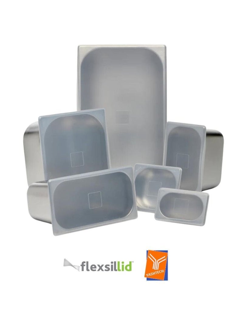 YASHTECH 1/2 Flexsil Silicone Lid Heat Safe and Reusable Suction Seal 1 Piece  - Image 2