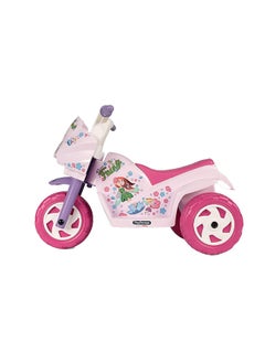 Peg Perego Mini Fairy Ride On Fun Stylish Rechargeable Battery Operated Motorcycle Bike-Pink  - Image 4