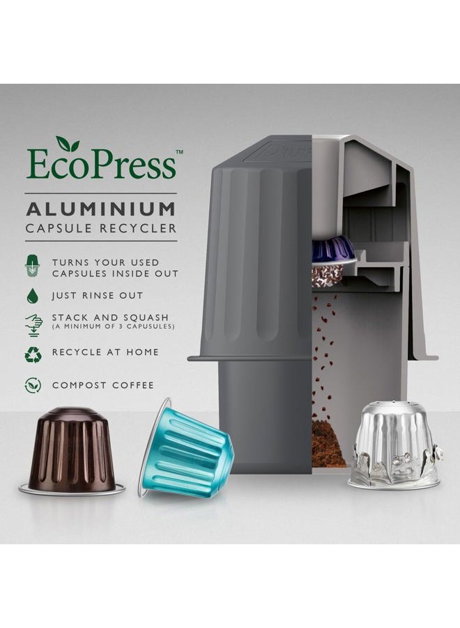Dualit EcoPress Aluminium Coffee Capsule Recycling Tool - Nespresso Compatible Recycler - Premium Eco Friendly Tool for & Nespresso Capsules & Coffee Grounds. - Image 2