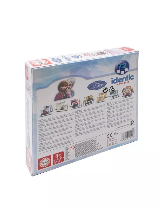 Educa- Disney Frozen Identic Memo Card Game For Age 4+ - Image 3