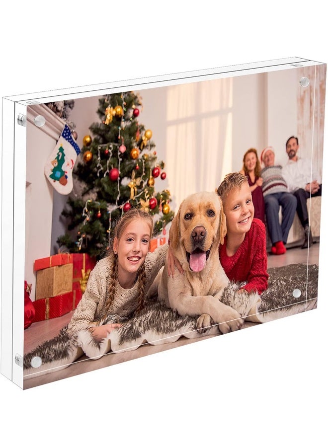 NIUBEE NIUBEE 8x10 Acrylic Picture Frame Double Sided Magnetic Photo Frames  - Image 3