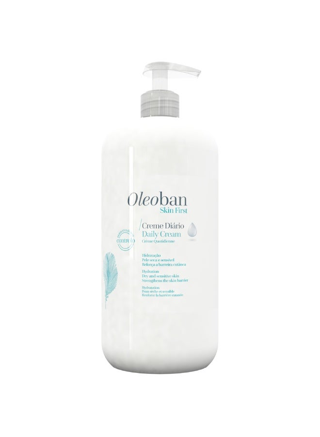 Oleoban Daily Moisturizer for Dry and Dehydrated Skin 1000ml - Image 1
