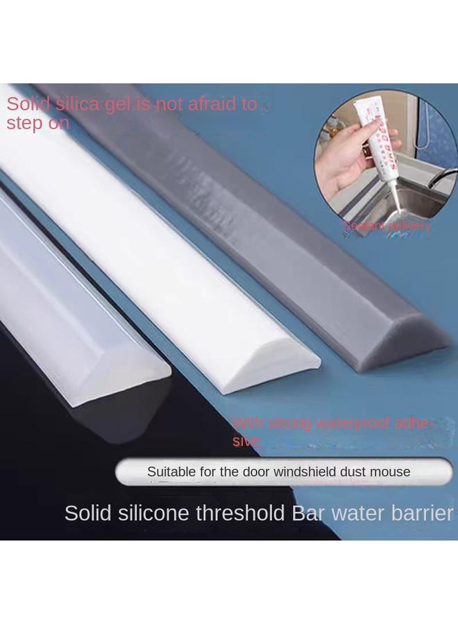 Bluejw Bathroom Water Barrier Sanitary Door Bedroom Door Threshold Bar Shower Room Dry And Wet Separation Waterproof Fixed Waterproof Floor - Image 3