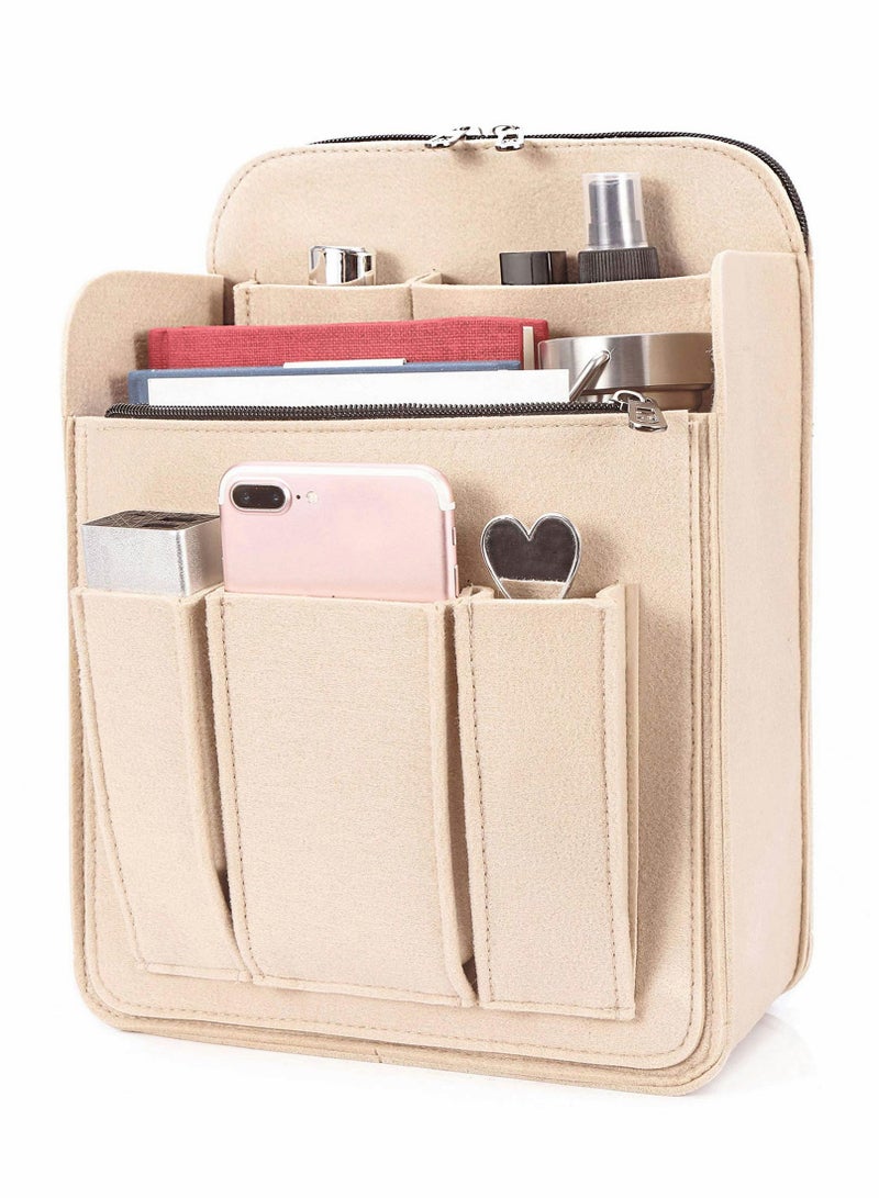 Zikra Large Capacity Felt Bag Mid-Pack Travel Backpack Liner Bag Backpack Storage Bag Backpack Accessories - Image 2