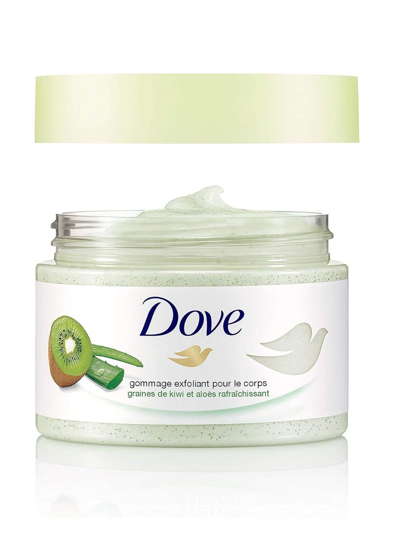 دوف مقشر دوف للجسم ببذور الكيوي والصبار المنعش - 298 غرام - Image 4