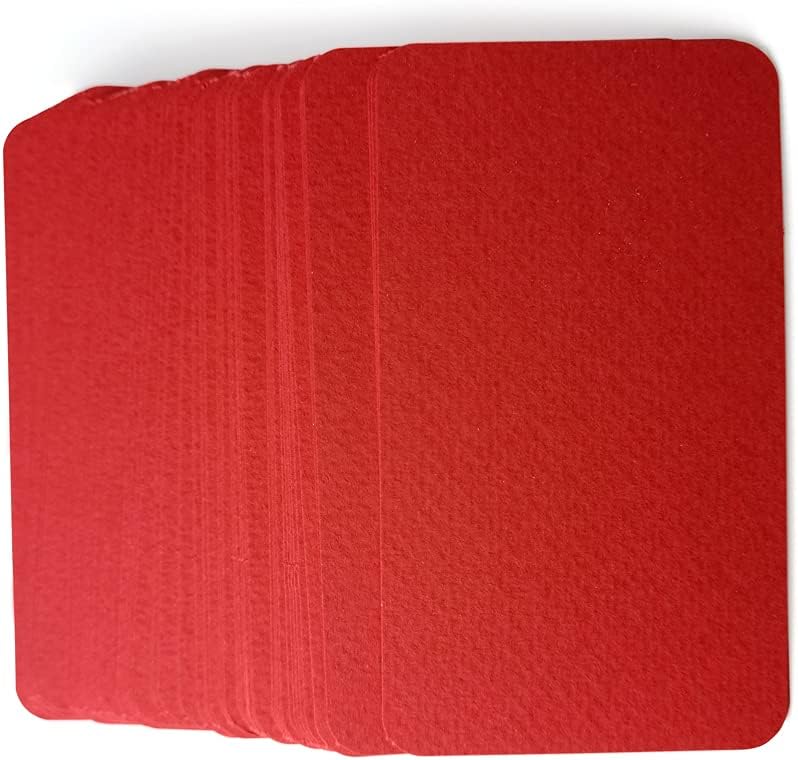 PPAPPAPPIYO 3.5x2 Blank color index cards (100) Paper - Blank (red) - Image 4