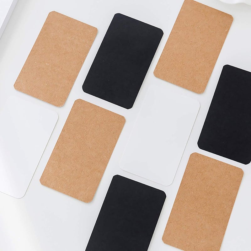 VANRA 300 Small Blank Cards 3.5x2 inches Color Cardstock Study Flash Cards Index Cards, Unruled with Rounded Corners (Assorted colors, 300/Pack) - Image 5