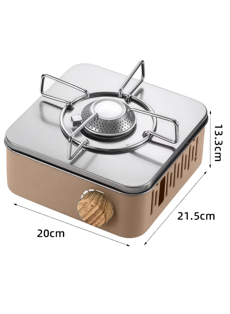 Jourvent Ultra Lightweight Portable Gas Stove - Multi-functional Cassette Gas Stove for Outdoor Camping, Fishing, and Indoor Cooking, No Power Supply Needed, Perfect for All Your Adventures - Image 4