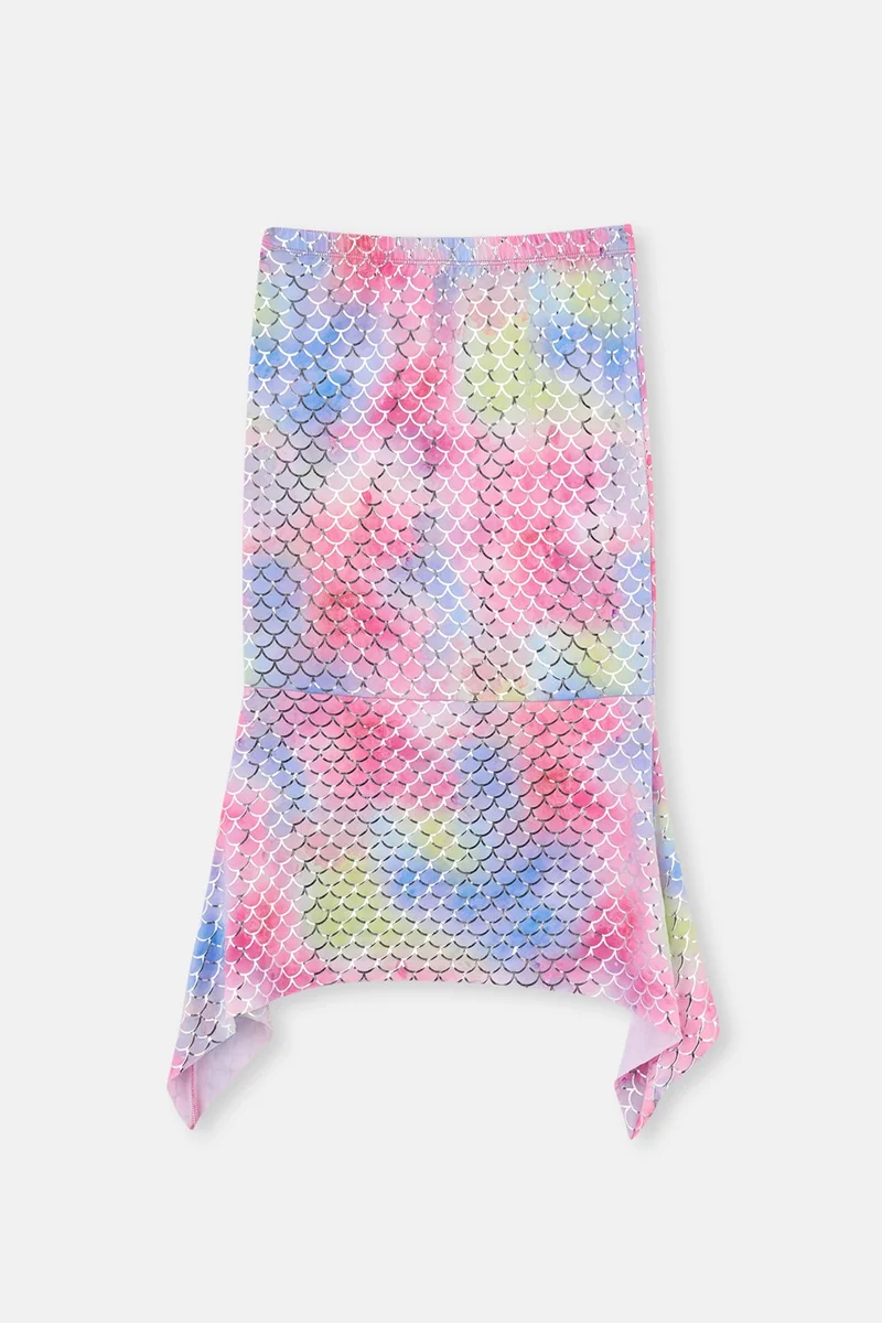 dagi Pink - Lilac Foil Printed Skirt