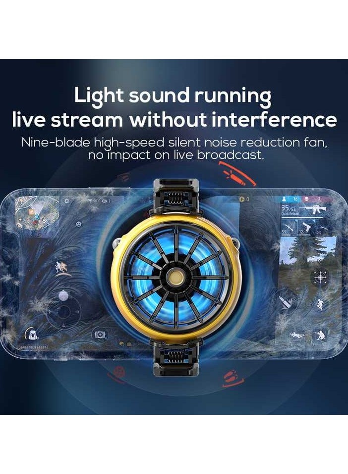 Memo DLA6 Cooling Fan Cold Wind Handle Fan for PUBG Mobile Gaming - Image 3