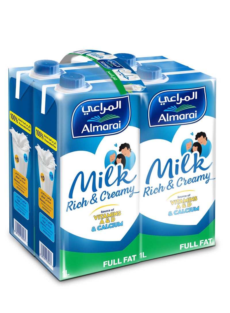 حليب كامل الدسم مع فيتامين