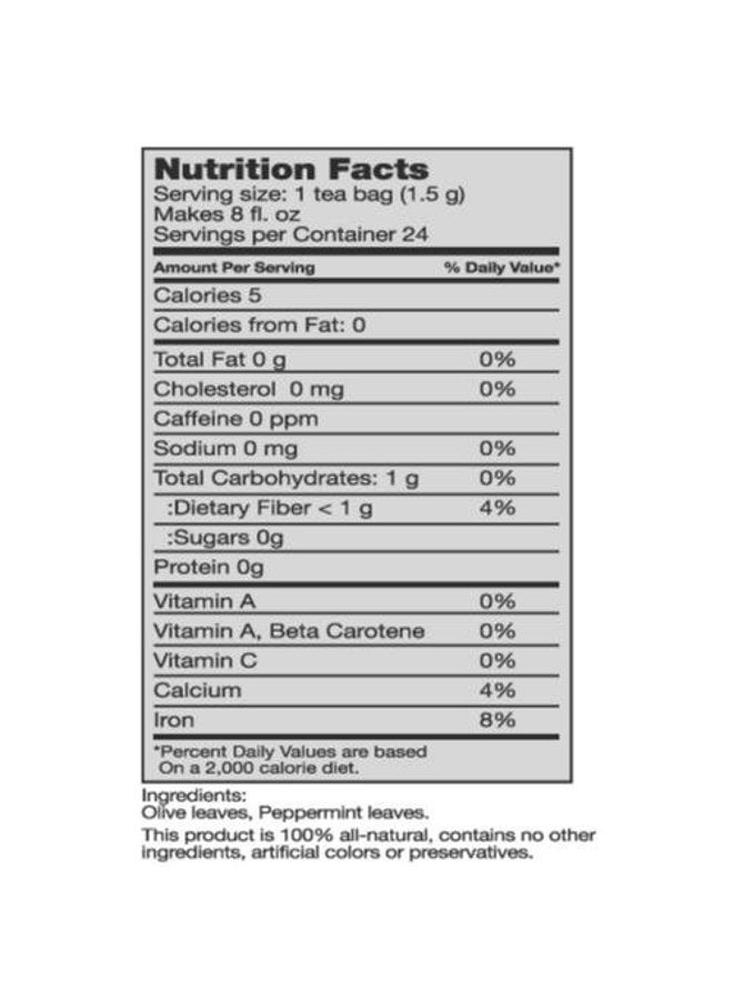 Seagate Products Olive Leaf Herbal Mint Tea 24 Count (pack of 1) - Image 2