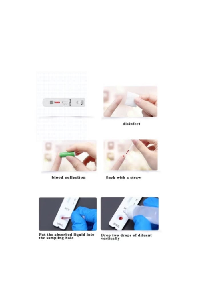 Wondfo 3 Boxed family HIV 1/2 rapid antibody test kit Family HIV test strip, rapid family HIV test, family HIV test kit, HIV analysis with accurate test strip, affordable family HIV test, rapid family HIV test results, self-managed family HIV test, and accurate family HIV test results.  - Image 2