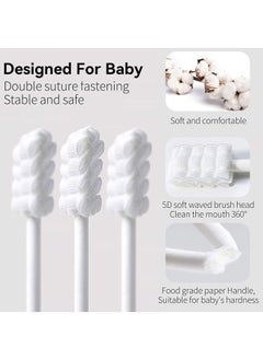 Berma Baby 30 Pcs Oral Cleaner Tongue Cleaner Toothbrush For Baby Newborn Infant Baby Mouth Cleaner Oral Cleaning Toothbrush for 0-36 Months Baby  - Image 5