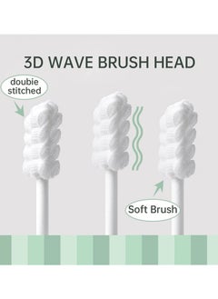 Berma Baby 30 Pcs Oral Cleaner Tongue Cleaner Toothbrush For Baby Newborn Infant Baby Mouth Cleaner Oral Cleaning Toothbrush for 0-36 Months Baby  - Image 2