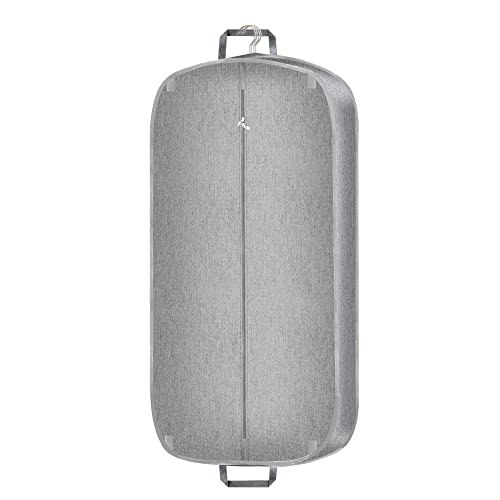 Limoomil Heavy Duty Waterproof Garment Bag for Travel, Tear Resistance Suit Bag for Men Travel for Suits, Tuxedos, Coats, Uniform. Grey, 42 inch… - Image 1