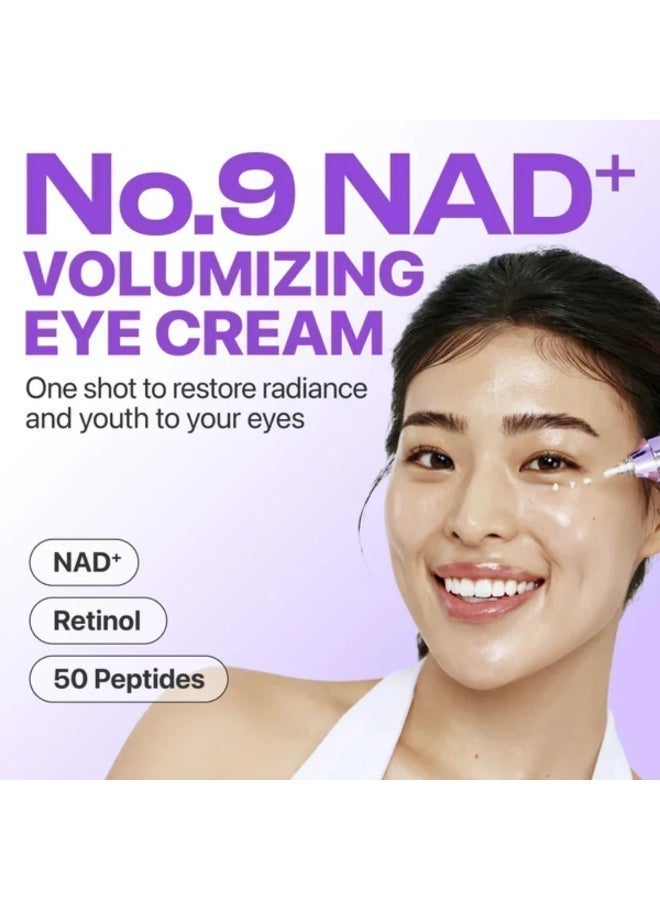 numbuzin No.9 NAD+ Retinol Volumetox Eye Cream - 10ml - Image 4