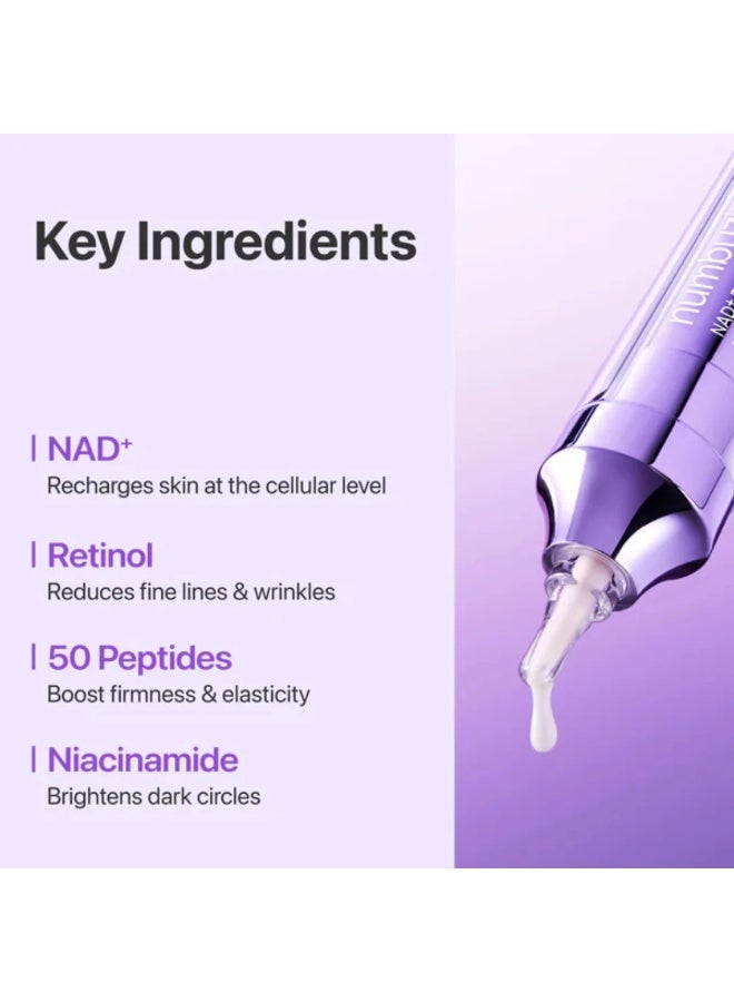numbuzin No.9 NAD+ Retinol Volumetox Eye Cream - 10ml - Image 3