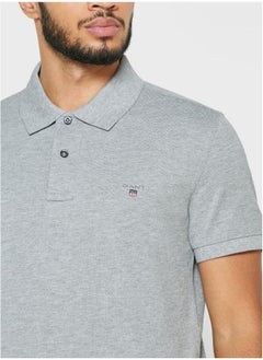 GANT Chest Logo Slim Fit Polo  - Image 3