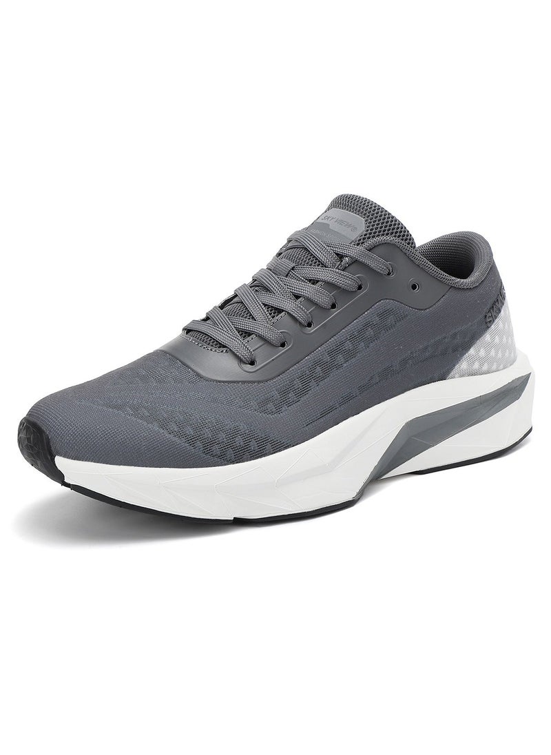 Sky View Men's Running Shoes Walking Tennis Platform Shoes For Men Active Athletic Gym Workout Jogging Comfortable Cushioning Sneakers With Anti-slip Sole - Image 4