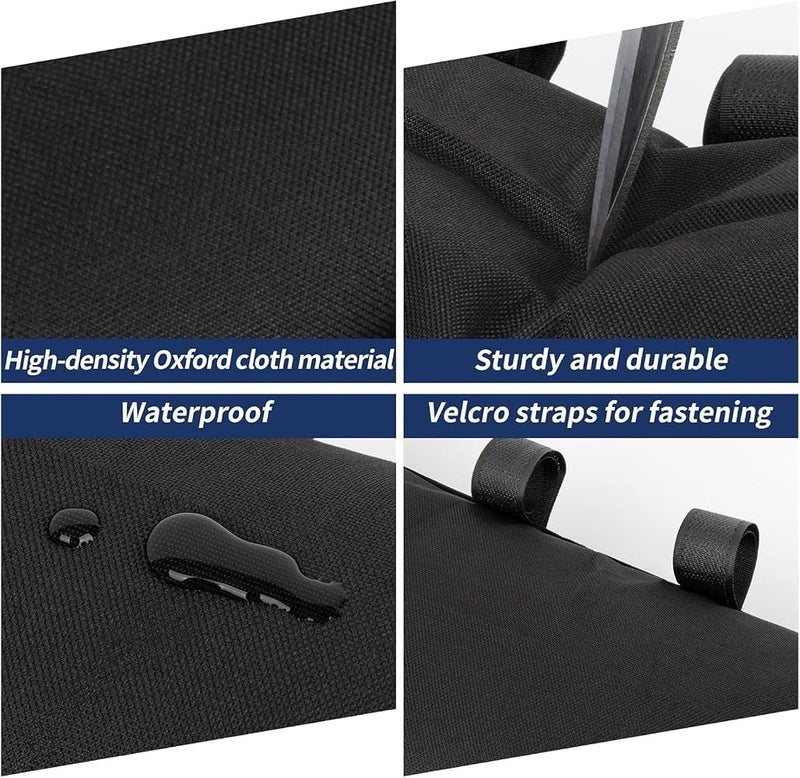 YelaJoy 6-Pack Canopy Weight Sand Bags, 168 LBS Oxford Wind & Dust Resistant with Drainage, Velcro Closure for Desert Camping, Beach Tents & Outdoor Festivals (No Sand) - Image 4