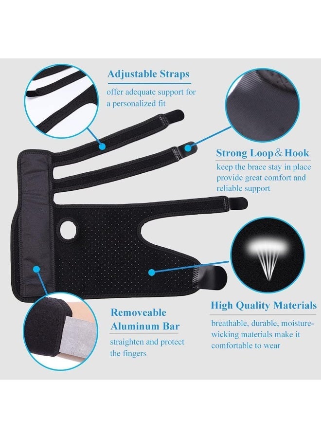 FDTY Trigger Finger Splint Finger Brace – Comfortable Finger Splints Adjustable Aluminium Finger Straighter for Bent Mallet or Arthritic Finger Joints, Fits Man & Woman - Image 5