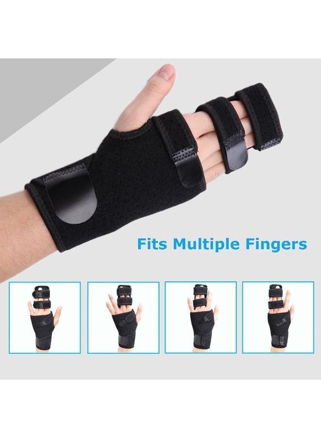 FDTY Trigger Finger Splint Finger Brace – Comfortable Finger Splints Adjustable Aluminium Finger Straighter for Bent Mallet or Arthritic Finger Joints, Fits Man & Woman - Image 4