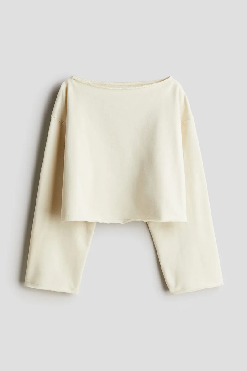 H&M Boat-neck sweatshirt