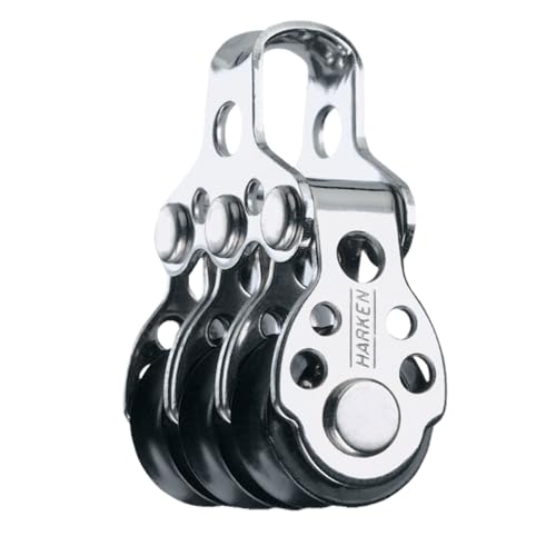 HARKEN Premium Sailing 16mm Triple Pulley Boat Block,High Load Ultra Light Ball Bearing, Part 408 - Image 2