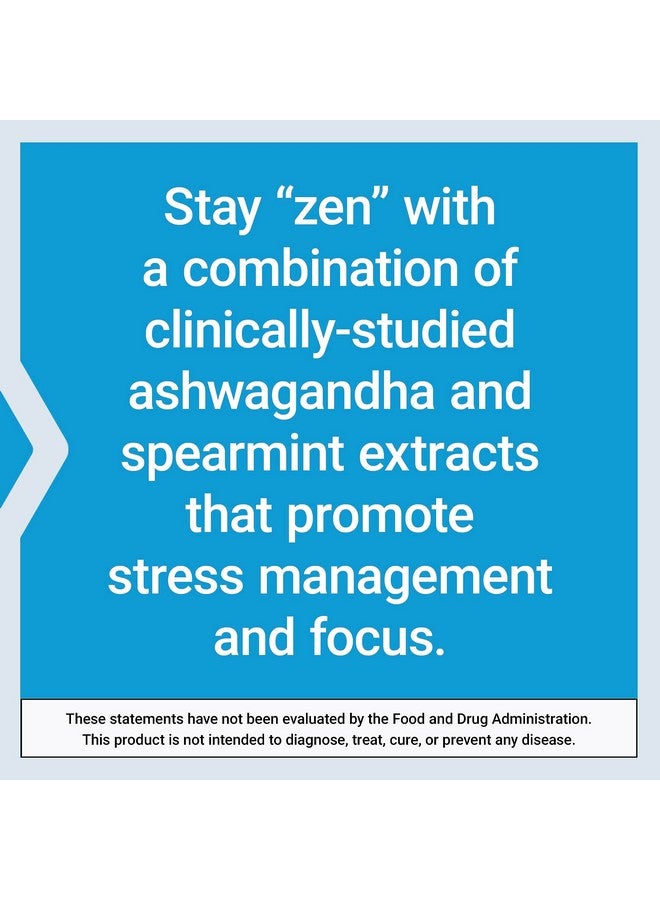 لايف إكستنشن Life Extension Ashwagandha Plus Calm & Focus، مستخلص أشواغاندا، مستخلص النعناع، التركيز، الانتباه، الاسترخاء، تركيبة متقدمة، 60 كبسولة نباتية - Image 5