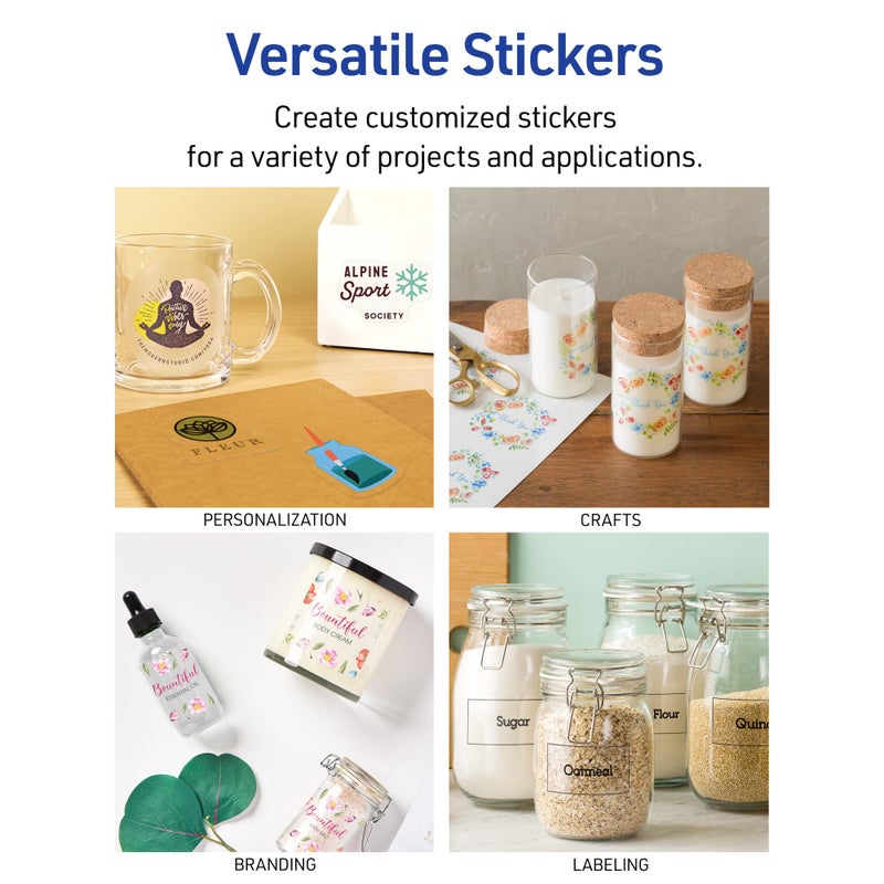 افيري حزمة ورق تصميم لاصق كامل من 7 قطع - Image 5