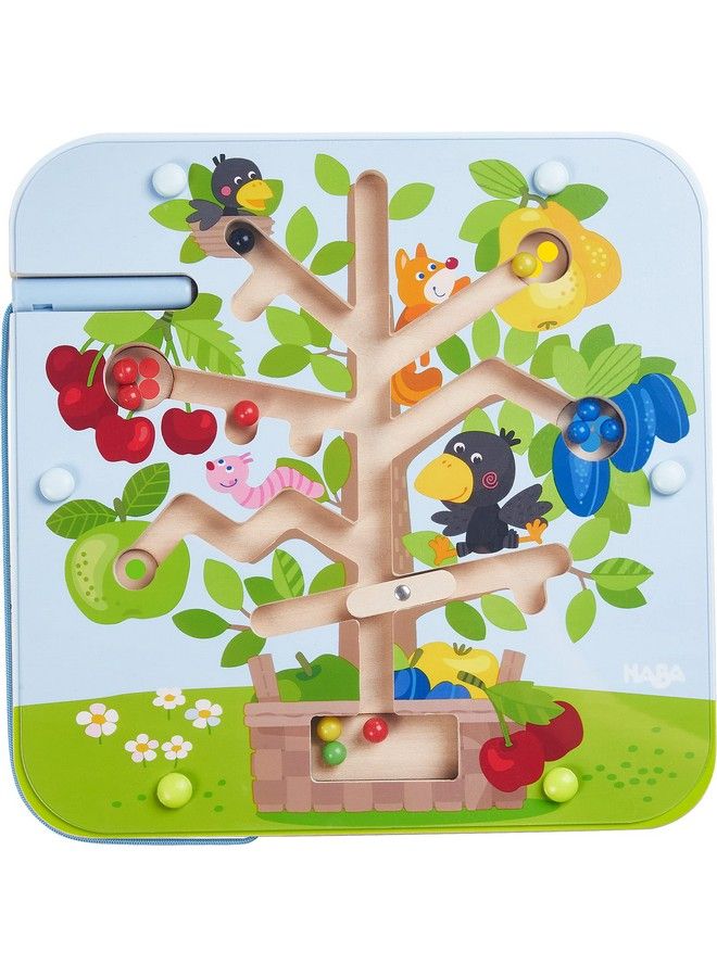 HABA Orchard Maze Magnetic Puzzle Game Fosters Fine Motor Skills Counting And Color Recognition - Image 3