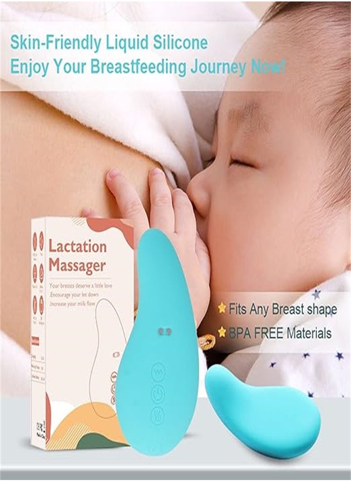 Generic Lactation Massager, Milk Feeding Heated Electric Massager - Different Modes, Improve Milk Flow and Relieve Postpartum Swelling and Pain  - Image 1