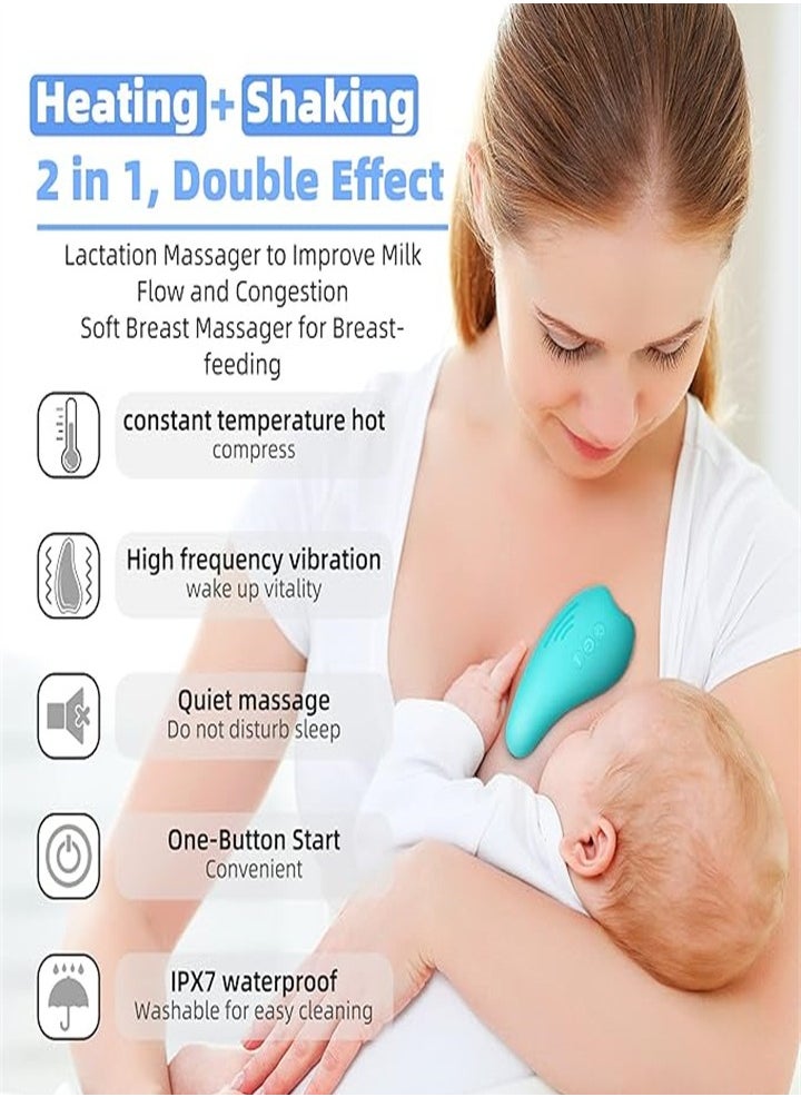 Generic Lactation Massager, Milk Feeding Heated Electric Massager - Different Modes, Improve Milk Flow and Relieve Postpartum Swelling and Pain  - Image 5