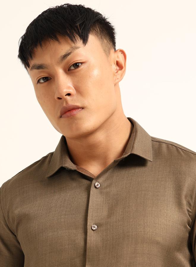 بوشيرت قميص كاجوال كلاسيك بأكمام طويلة - Image 5