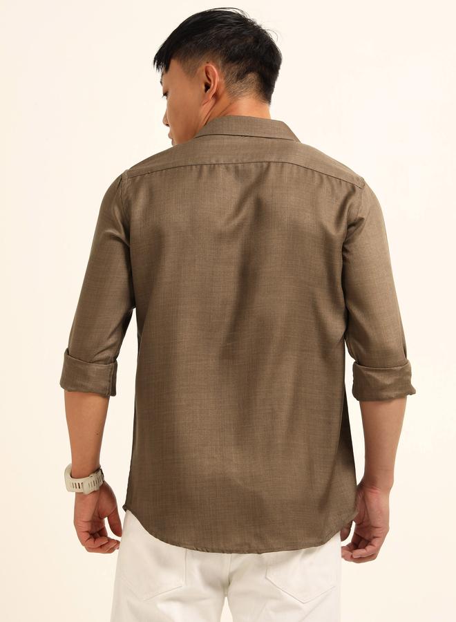 بوشيرت قميص كاجوال كلاسيك بأكمام طويلة - Image 4