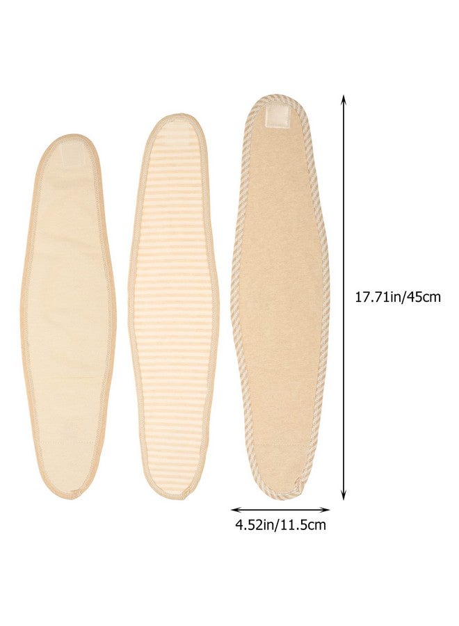 Healifty Cotton Belly Band 3Pcs Baby Belly Band Cotton Baby Umbilical Cord Infant Belly Protector Warm Newborn Navel Belt Hernia Cover for Baby Toddlers Newborn Newborn Belly Band - Image 2