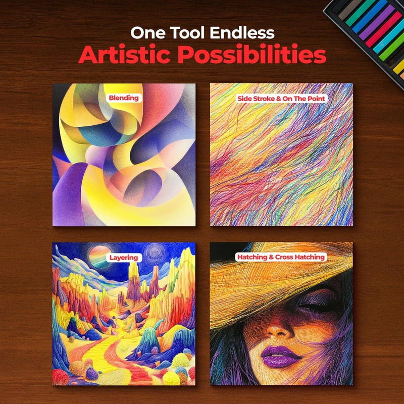 Camlin Camel Soft Pastels, 36 Shades (Multicolor) - Image 5