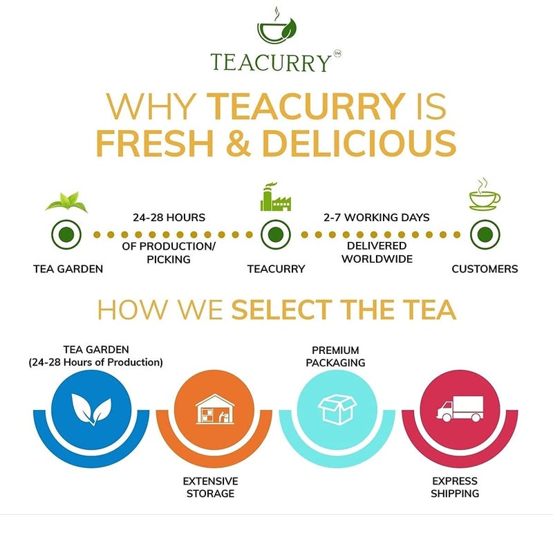 TEACURRY Natural Sleeptime Tea (50 Grams Loose) - Helps with Relaxed Sleep, Relaxation, Calmness | 100% Natural - Image 5