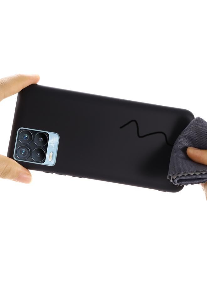 S-TOP Case For OPPO Realme 8 / 8 Pro Pure Color Liquid Silicone Shockproof Full Coverage Case - Image 4