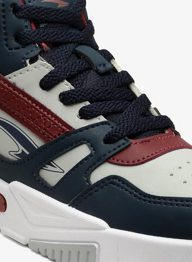 Asian  Navy Red Casual Sneakers for Men and Boys for Men | Best Price UAE