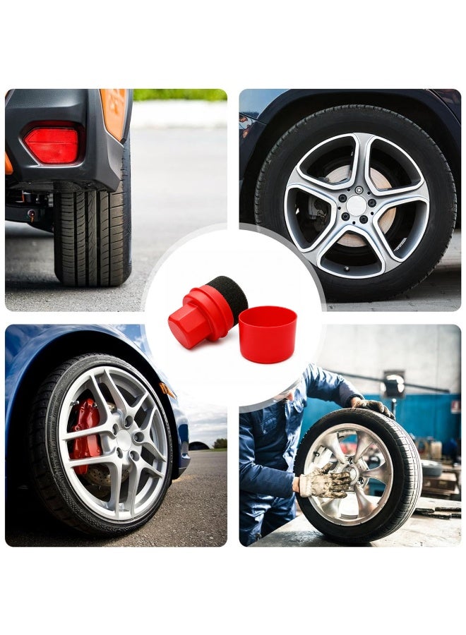 Safi Wax Foam Applicator Pad with Storage Cap for Tire Shine Wax Polish Dressing, High Density Foam Sponge Applicator for Car Tyres, Leather Seats, Dashboard, Trim, Plastic, Vinyl, Auto Detailing Cleaning Tool ERPC-SFW44083. - Image 5