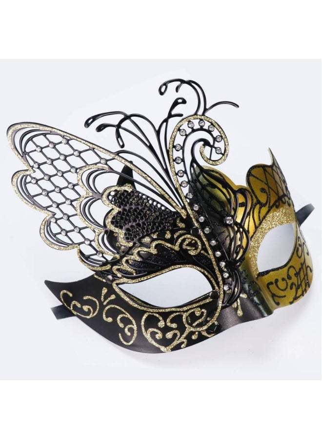 Mysterious Venetian Couple Mask erfly Lady Masquerade Party Mask Evening Prom Ball Mask Bar Costumes Accessory - Image 5