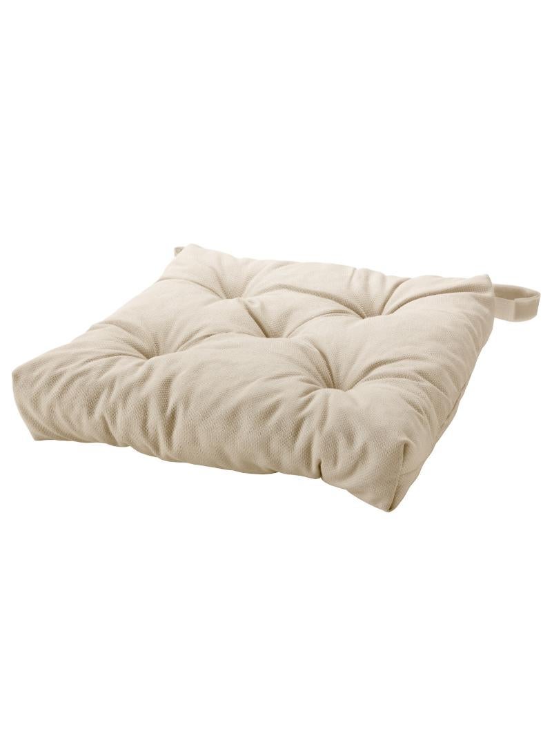 Chair Cushion Light Beige 40/35X38X7 Cm